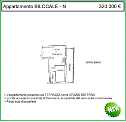 Spotorno - bilocale nuova ristrutturazione con grande terrazza e posto auto